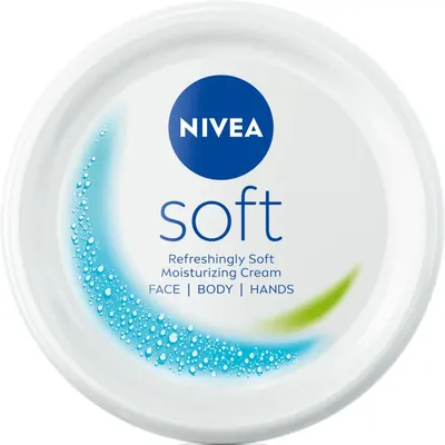 Крем Nivea Soft Інтенсивний зволожуючий для обличчя, рук та тіла (89059), 100 мл