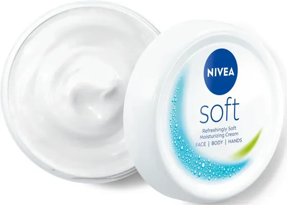 Крем Nivea Soft Інтенсивний зволожуючий для обличчя, рук та тіла (89059), 100 мл
