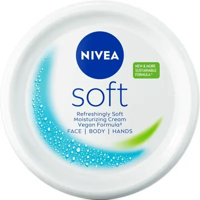 Крем Nivea Soft Інтенсивний зволожуючий для обличчя, рук та тіла (89050), 200 мл