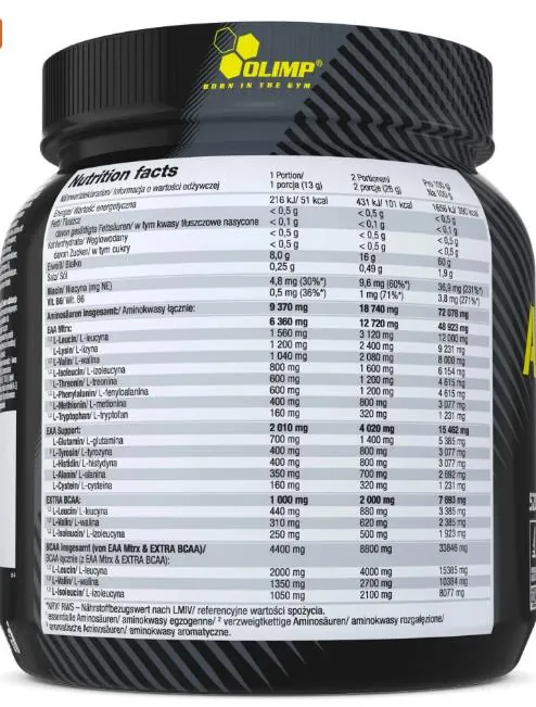Амінокислоти Olimp Amino EAA Xplode фруктовий пунш, 520 г