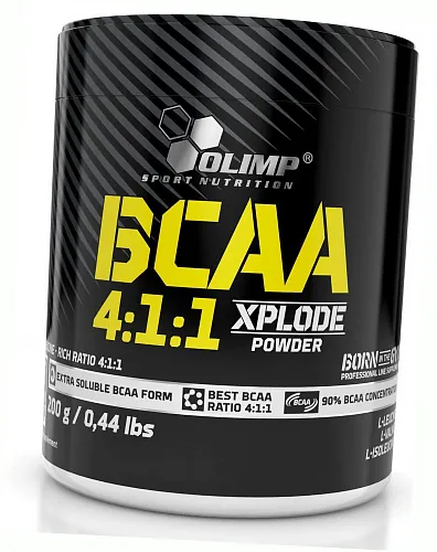 Амінокислоти Olimp BCAA 4:1:1 Xplode, фруктовий пунш, 200 г