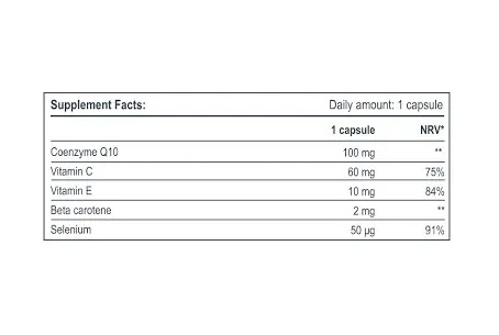 Коензим Q10 Progress Nutrition Coenzyme Q10 100 мг капсули №60
