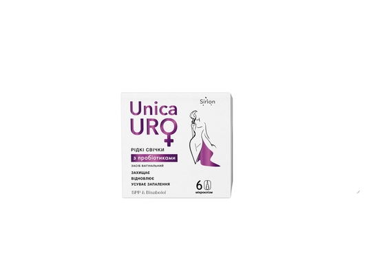 Жидкие свечи UnicaUro с пробиотиками по 9 мл №6