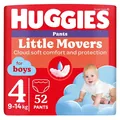 Підгузки-трусики Huggies Pants Little Movers для хлопчиків розмір 4, 9-14 кг, 52 шт