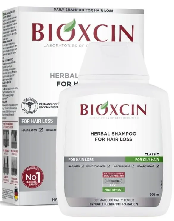 Шампунь Bioxсin при випадінні для жирного типу волосся, 300 мл