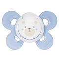 Пустышка силиконовая Chicco Physio Comfort (74911.21), от 0 до 6 месяцев, голубая, 1 шт