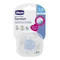 Пустушка силіконова Chicco Physio Comfort (74911.21), від 0 до 6 місяців, блакитна, 1 шт