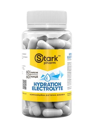 Електроліти Stark Pharm Hydration Electrolyte, 60 капсул