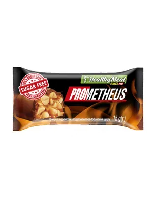 Цукерки Power Pro Prometheus з арахісом глазуровані без додавання цукру, 15 г