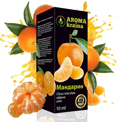 Олія ефірна Aroma kraina Мандарин, 10 мл