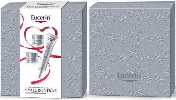 Набір для обличчя Eucerin (Hyaluron-Filler крем проти зморшок для шкіри очей SPF15 15 мл + нічний крем проти зморшок 2 шт х 7 мл) 95680-57783-00