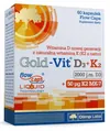 Вітамін Д3 2000+K2 Olimp Gold Vit D3 2000+K2, 60 капсул