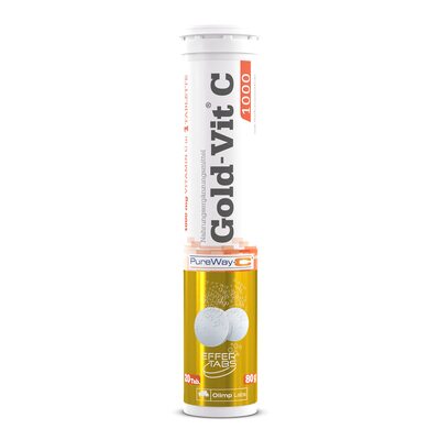 Вітамін С 1000 Olimp Gold-Vit C 1000, лимон, таблетки шипучі №20