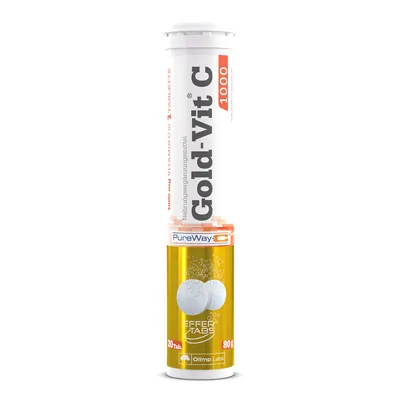 Вітамін С 1000 Olimp Gold-Vit C 1000, лимон, таблетки шипучі №20