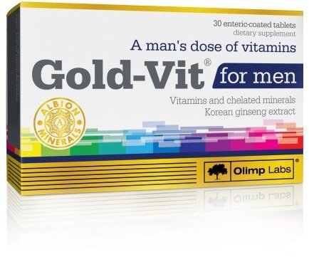 Вітаміни для чоловіків Olimp Gold-Vit for men, 30 таблеток