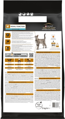 Корм сухой Purina Pro Plan Veterinary Diets NF Advanced Care для кошек c заболеваниями почек, 5 кг