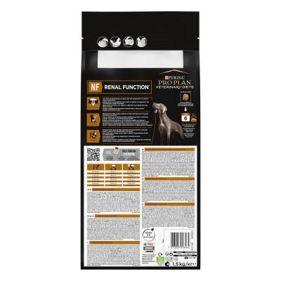 Корм сухой Purina Pro Plan Veterinary Diets NF Renal Function для собак c заболеваниями почек, 1,5 кг