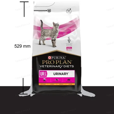 Корм сухий для котів Purina Pro Plan Veterinary Diets UR Urinary при сечокам'яній хворобі з куркою, 5 кг