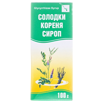 Солодки кореня сироп по 100 г у флак. (бан.)