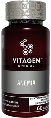 Витаджен №04 ANEMIA капсулы №60 во флак.