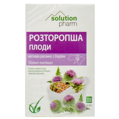 Расторопши плоды Solution Pharm по 200 г в пач.