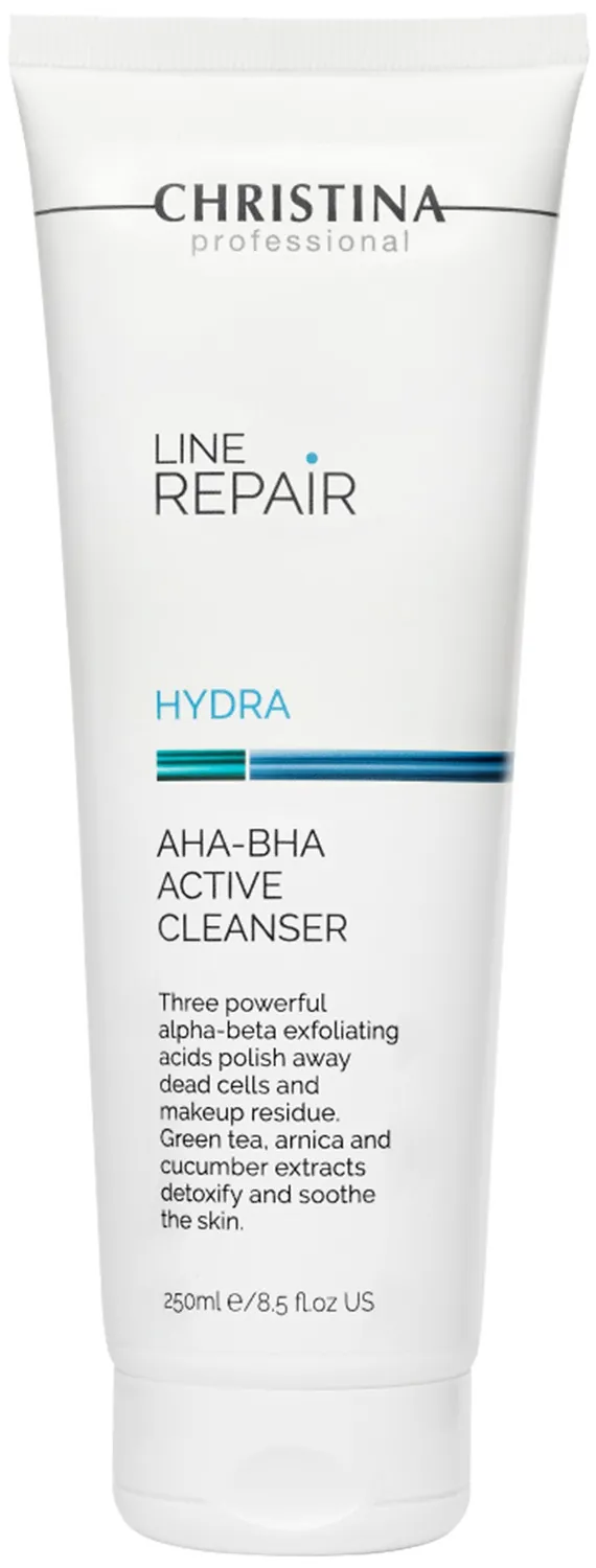 Очищувач для обличчя Christina Line Repair Hydra з AHA-BHA кислотами, 250 мл