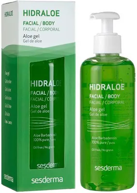 Алое-гель для обличчя і тіла Sesderma Hidraloe заспокійливий, 250 мл