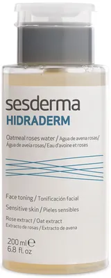 Тонік для обличчя Sesderma Hidraderm з екстрактами вівса і троянди для чутливої шкіри, 200 мл