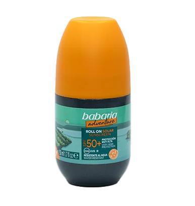Крем для лица Babaria SPF50+ роликовый для чувствительной кожи Алоэ вера, 50 мл