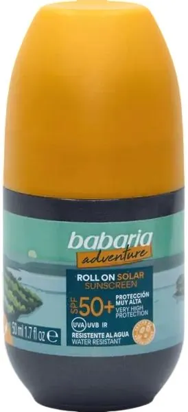 Крем для обличчя Babaria SPF50+ роликовий для чутливої шкіри Алое вера, 50 мл