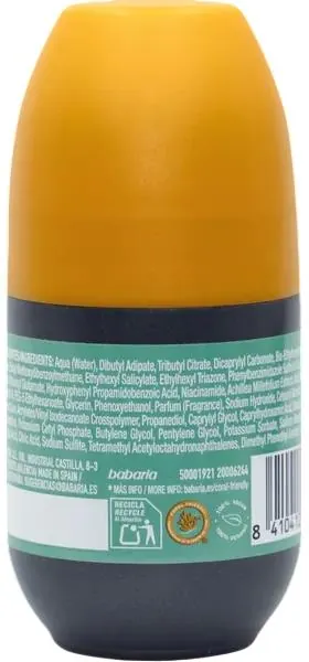 Крем для обличчя Babaria SPF50+ роликовий для чутливої шкіри Алое вера, 50 мл