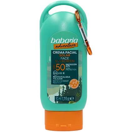 Крем для лица Babaria SPF50 солнцезащитный Алоэ вера, 50 мл