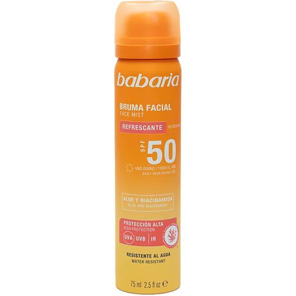 Мист для лица Babaria SPF50 солнцезащитный, 75 мл
