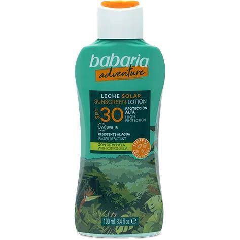 Молочко для тела Babaria SPF30 солнцезащитное Алоэ вера, 100 мл