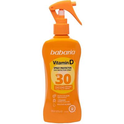 Спрей для тіла Babaria SPF30 сонцезахисний з вітаміном D, 200 мл