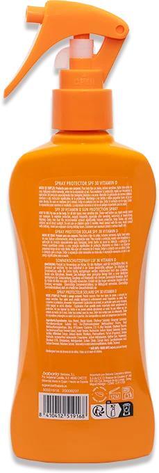 Спрей для тіла Babaria SPF30 сонцезахисний з вітаміном D, 200 мл