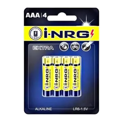 Батарейка  i-NRG Extra лужна 4AAA, 4 штуки