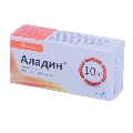 Аладин таблетки по 10 мг №50 (10х5)