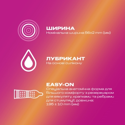 Презервативы латексные Durex Pleasuremax с ребрами и точками, 3 штуки