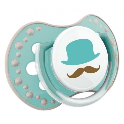 Пустушка силіконова Lovi Retro baby динамічна, 22/804boy, 3-6 місяців, 2 шт