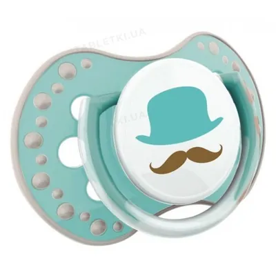 Пустушка силіконова Lovi Retro baby динамічна, 22/804boy, 3-6 місяців, 2 шт