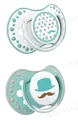 Пустушка силіконова Lovi Retro baby динамічна, 22/804boy, 3-6 місяців, 2 шт