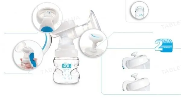 Молоковідсмоктувач Lovi Protect 5/500 ручний двофазний