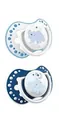 Пустушка силіконова Lovi Night & Day динамічна, 22/809boy, 0-3 місяці, 2 шт