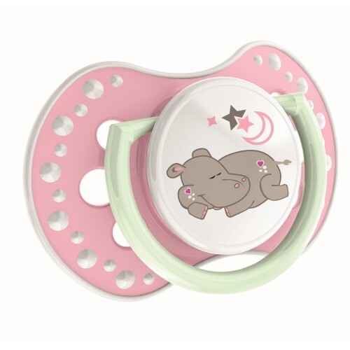 Пустышка силиконовая Lovi Night & Day динамическая, 22/809girl, 0-3 месяца, 2 шт