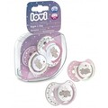Пустышка силиконовая Lovi Night & Day динамическая, 22/809girl, 0-3 месяца, 2 шт