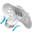 Пустушка силіконова Lovi Night & Day динамічна, 22/809girl, 0-3 місяці, 2 шт
