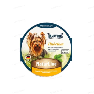 Корм вологий Happy Dog Happy Schale NaturLine KalbReis для собак у вигляді паштету з індичкою, 85 г, 1002726