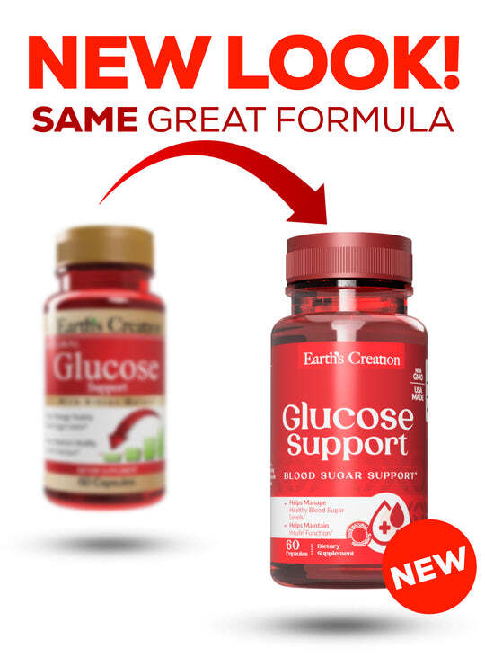 Комплекс для поддержки уровня глюкозы Earth's Creation Glucose Support капсулы №60