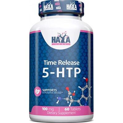 5-HTP Haya Labs Time 5-HTP Time Release пролонгованої дії 100 мг таблетки №60